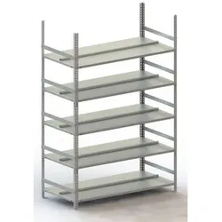 COMPACT Grundregal 1850x1250x600 Kapazität: 150 Ordner 5 Böden, vzk