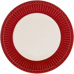 GreenGate Dessert Teller Alice, 17,5 cm, red