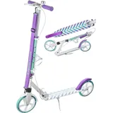 Raven Klappbarer Roller mit Bremse und Federung 200mm Pastelle PRO weiß|grün|violett No Size