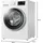 Haier HW80-BP1439N Waschmaschine (8 kg, 1400 U/min)