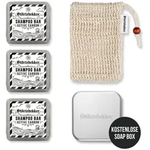 Störtebekker Shaving Accessories Störtebekker Festes Shampoo Active Carbon 3 x 100 g