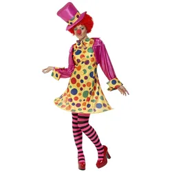 Gepunktetes Zirkus Clown Kostüm - M