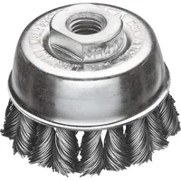Lessmann Topfbürste Wechselzopfung, Stahldraht 0,50 mm, Bürsten-⌀xGewinde: 65XM14 mm