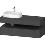 Duravit Waschtischunterschrank wandhängend „Qatego“ 140 × 60 × 55 cm