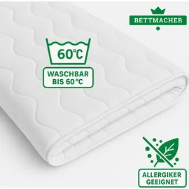 bettmacher Topperbezug 200 x 200 cm weiß