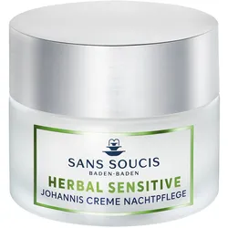 Sans Soucis Herbal Sensitive Johannis Creme Nachtpflege 50 ml