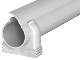 OBO 2154528 Quick-Pipe-Set Quick-Pipe + Quick-Schelle M20 Polyvinylchlorid lichtgrau RAL 7035 2954 M20 LGR