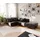 DeLife Ecksofa Clovis Anthrazit Antik Optik Hocker Ottomane Links Modulsofa - Schwarz/Grau