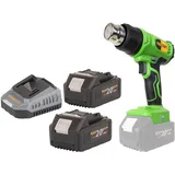 PROCRAFT PH24bb Akku Heißluftpistole 20 V 50 - 550 °C + 2x Akku 4,0 Ah + Ladegerät