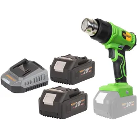 PROCRAFT Procraft, Heissluftföhn, PH24bb Akku Heissluftpistole 20 V 50 - 550 °C + 2x Akku 4,0 Ah + Ladegerät