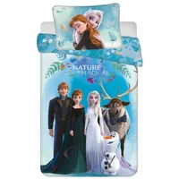 Disney Frozen Bettwäsche-Set – Kuschelige Kinderbettwäsche 100x135 cm &