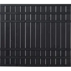 Plus Rustik 180 x 158 cm schwarz