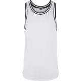 URBAN CLASSICS Tanktop URBAN CLASSICS "Urban Classics Herren Mesh Tanktop", Herren, Gr. M, weiß, 100% Polyester, unifarben, loose fit, Tops Tanktop