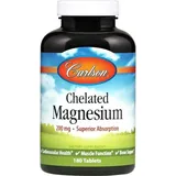 Carlson Labs Chelatiertes Magnesium 200 mg Tabletten 180 St.