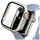 TECH-PROTECT Defense360 Hülle mit integriertem Glas Kompatibel mit Apple Watch 4 / 5 / 6 / SE (44mm) - Titanium orange