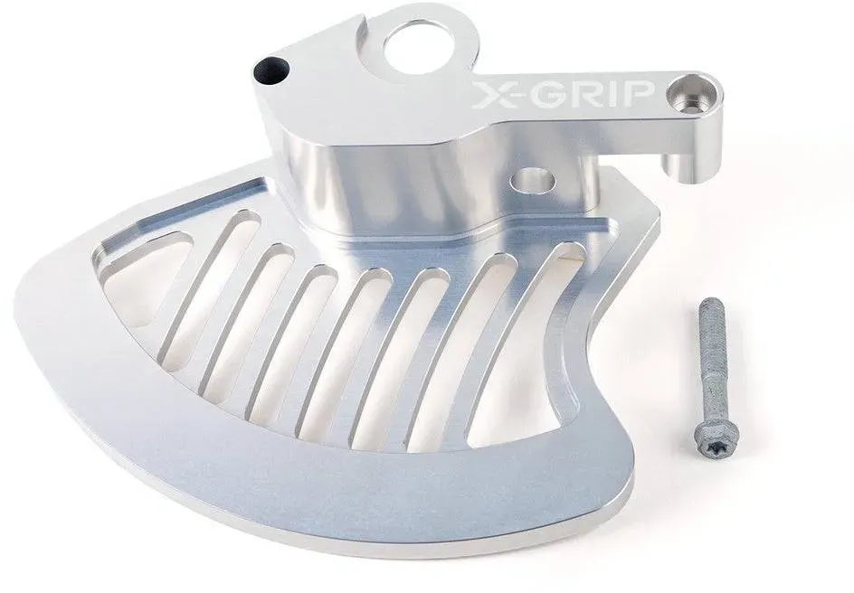 X-GRIP Bremsscheibenschutz, vorne - Silber
