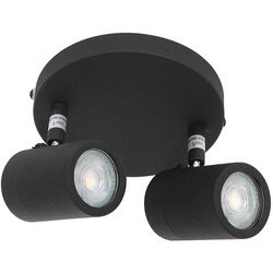 Deckenstrahler Deckenlampe Spotleuchte schwenkbar LED Wohnzimmerleuchte schwarz