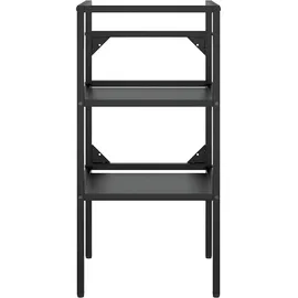 vidaXL Badezimmer Waschtischgestell 40 x 83 x 38 cm Schwarz