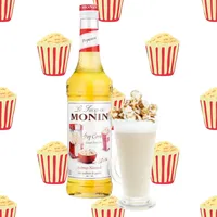 Monin Popcorn Kaffee Sirup 70cl Flasche Packung 5