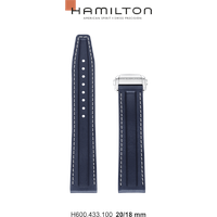 Hamilton Leder Other New Products Band-set Leder-schwarz-20/18 H690.433.100 - schwarz