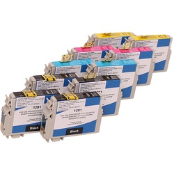 Kompatibles Set 10x Druckerpatrone für Epson Stylus BX305F BX305FW T22 S22 SX125 SX130 SX230 SX235 SX235W SX420W SX425W SX430W SX435W SX438W von ABC