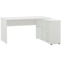 MÖBELPARTNER Eckschreibtisch Pigeon Weiß