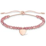 Thomas Sabo Armband rosa Perlen mit Herz vergoldetes Silber A1985-893-9-L20V