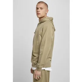 URBAN CLASSICS Overdyed Kapuzenpullover Green Khaki M
