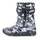 Ladeheid Kinder Mädchen Jungen Schneestiefel mit Muster Winterstiefel Gummistiefel gefüttert LAZT008 (07-grau, 21/22 Eu) - 21/22