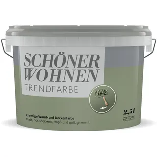 Schöner Wohnen Trendfarbe Olive matt 2,5 l