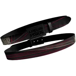 Linkin Park Rockband Leder-Gürtel mit Linkin-Park-Logo Freizeit-Gürtel BT114862LKN Schwarz - L