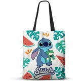 Disney Lilo und Stitch Frog Einkaufstasche mehrfarbig 33 x 40 cm