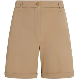 Tommy Hilfiger Garment Dyed Turn-Up Mom CHINO SHORT« mit Umschlagsaum Gr. 36 N-Gr, beige, , 77539033-36 N-Gr