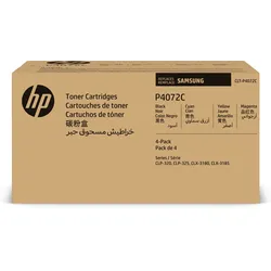 HP Samsung CLT-P4072C - 4er-Pack - Schwarz, Gelb, Cyan, Magenta - Original - Ton