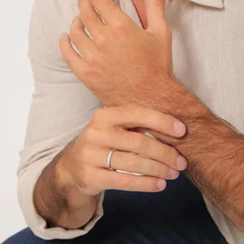 Elli Ring 585 Weißgold in Weiß | Gr.: 54