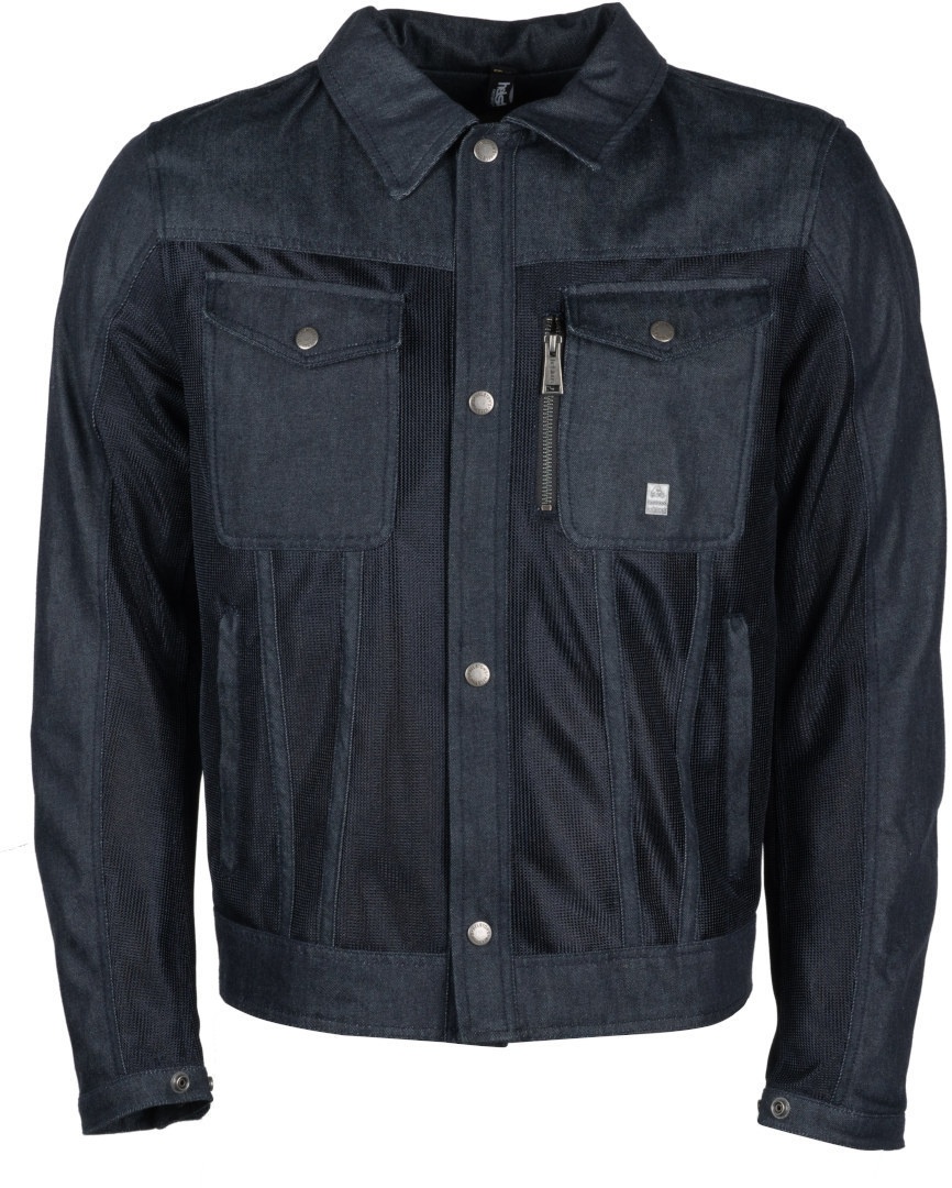 Helstons Western Air Motorfiets textiel jas, blauw, 2XL Voorman