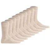 Hudson Sneakersocken 9er Pack Beige 39-42