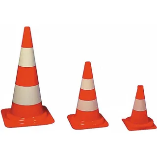 elc logistik-center Verkehrsleitkegel PVC orange, 320 mm