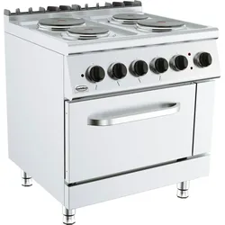 CombiSteel Base 700 Elektroherd 4 Platten Mit El. Backofen