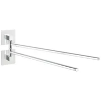 Wenko Handtuchhalter Quadro silber