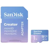 SanDisk Creator MicroSDXC-Karte - 1 TB mit SD-Adapter