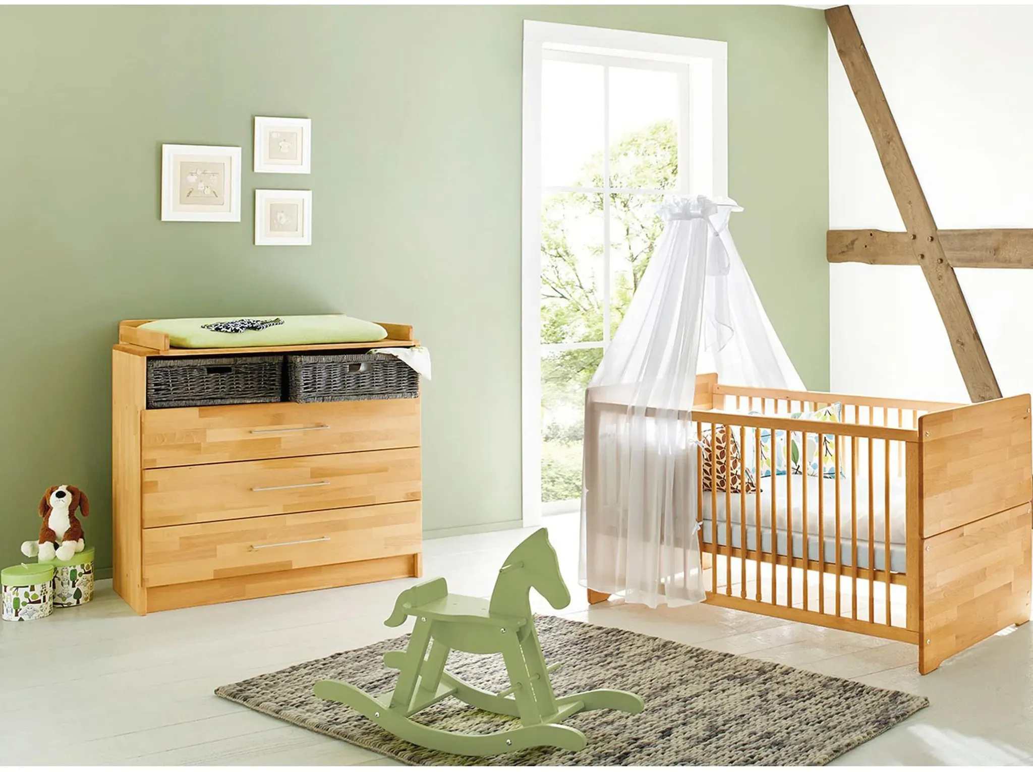 Pinolino 2-tlg. Babyzimmer Natura breit, natur