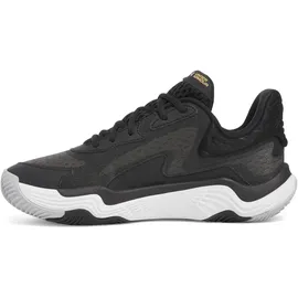 Under Armour Spawn 7 Basketballschuhe 002 - black/metallic gold/black 42.5