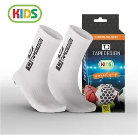 TapeDesign Allround Socken Kinder 1 Paar Weiß ONESIZE