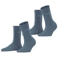 Esprit Damen Socken Uni Multipack W So Baumwolle einfarbig