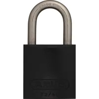 ABUS Vorhängeschloss 72/40-72IB/40 TITALIUM Farbe: 72IB/40 schwarz verschiedenschließend)