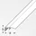 Alfer Abschluss-Profil 1 m, 32 x 12.5 mm Alu eloxiert Edelstahl Optik