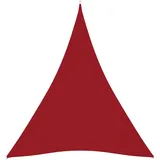 vidaXL Sonnensegel Oxford-Gewebe Dreieckig 4x5x5 m Rot