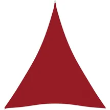 vidaXL Sonnensegel Oxford-Gewebe Dreieckig 4x5x5 m Rot
