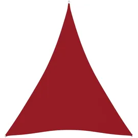 vidaXL Sonnensegel Oxford-Gewebe Dreieckig 4x5x5 m Rot